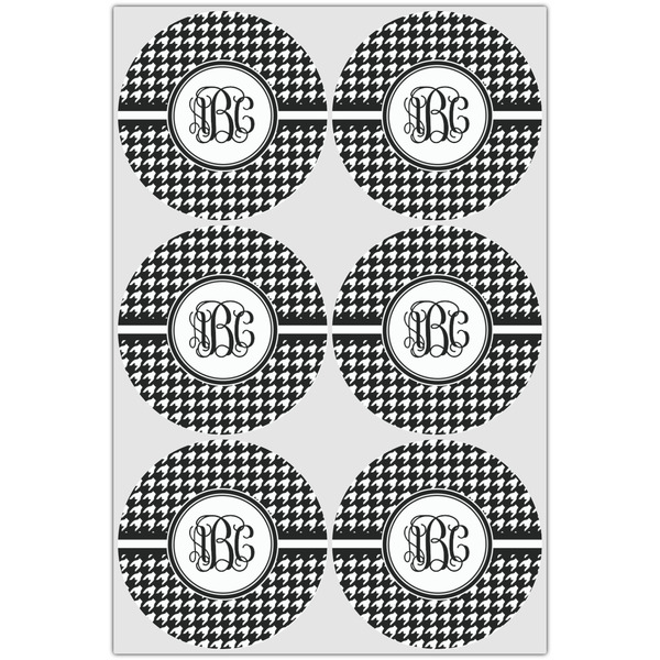 Houndstooth Drink Topper - Large - Set of 6