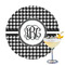 Houndstooth Drink Topper - Large - Single with Drink