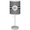 Houndstooth Drum Lampshade with base included