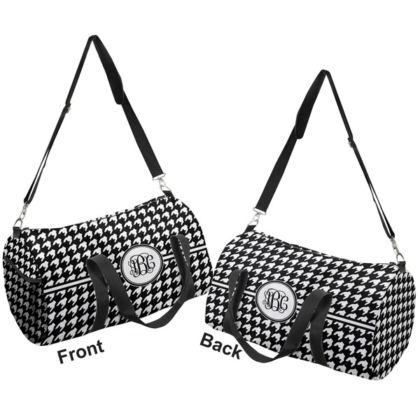 Houndstooth Duffle bag small front and back sides