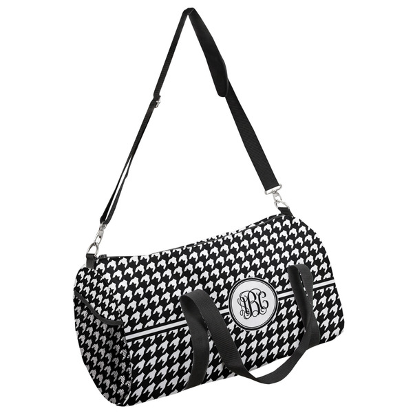 Custom Houndstooth Duffel Bag - Large (Personalized)