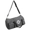 Houndstooth Duffle bag with side mesh pocket