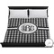 Houndstooth Duvet Cover - King (Personalized)