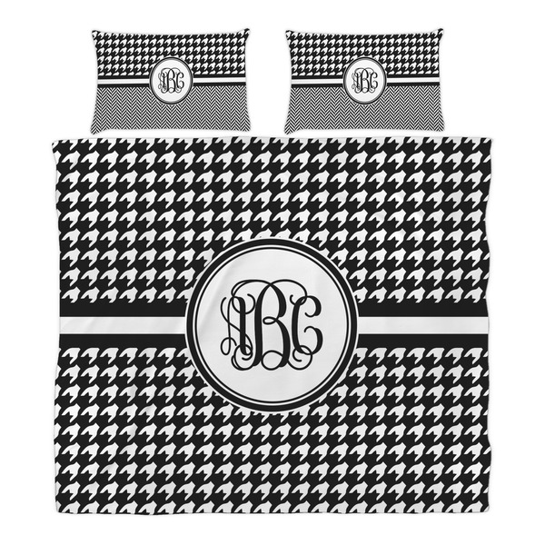 Houndstooth Duvet Cover Set - King - Alt Approval
