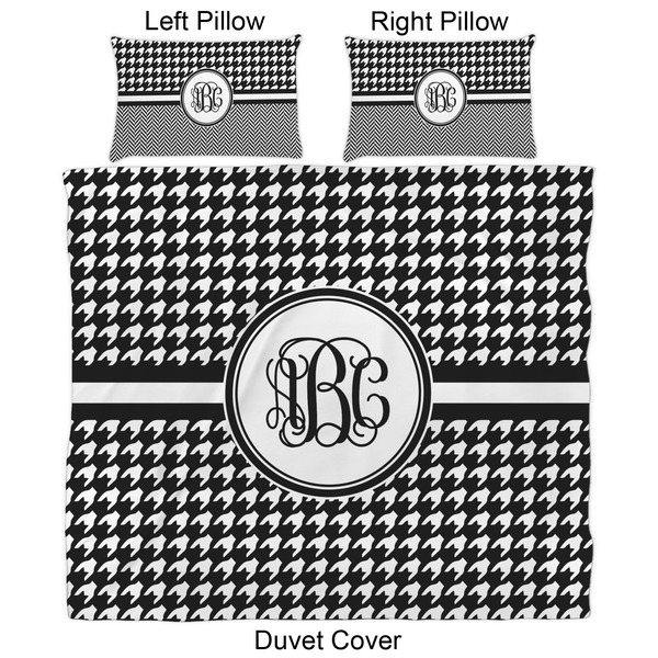 Houndstooth Duvet Cover Set - King - Approval