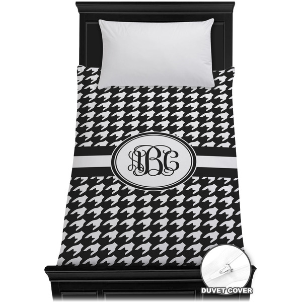 Custom Houndstooth Duvet Cover - Twin XL (Personalized)