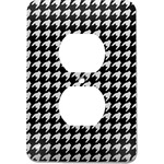 Houndstooth Electric Outlet Plate