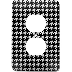 Houndstooth Electric Outlet Plate