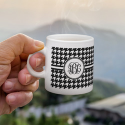 Houndstooth Single Shot Espresso Cup - Single (Personalized)
