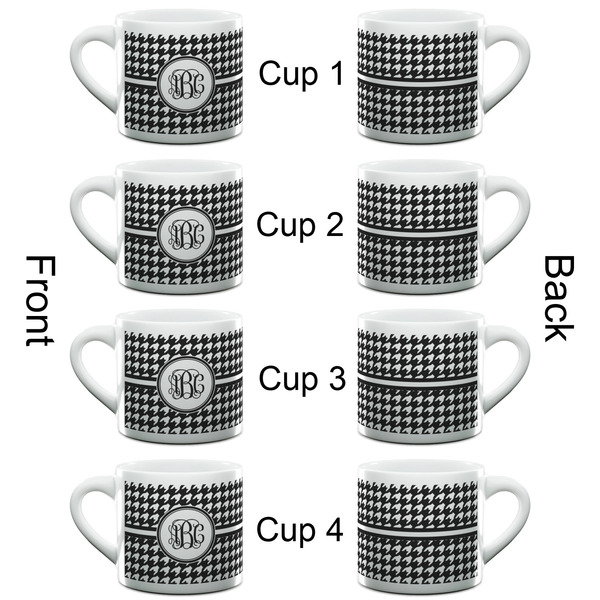 Houndstooth Espresso Cup - 6oz (Double Shot Set of 4) APPROVAL