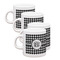 Houndstooth Espresso Cup Group of Four Front