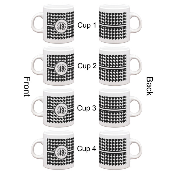 Houndstooth Espresso Cup Set of 4 - Apvl