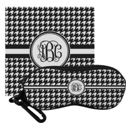 Houndstooth Eyeglass Case & Cloth (Personalized)