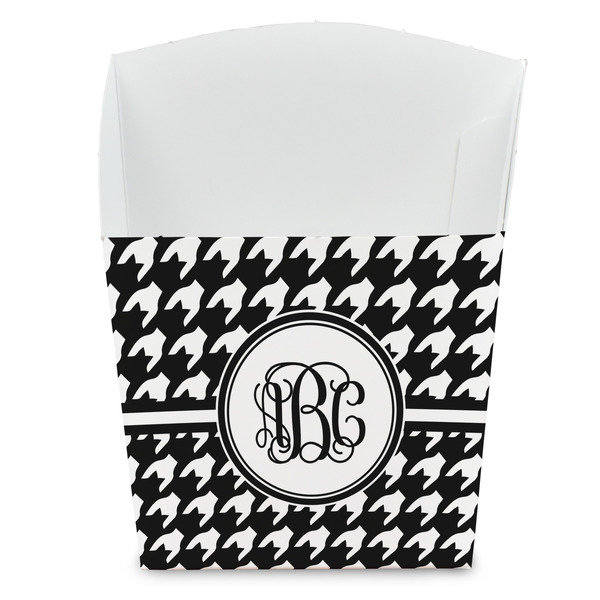 Custom Houndstooth French Fry Favor Boxes (Personalized)