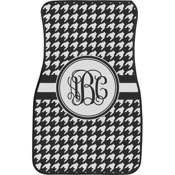 Houndstooth Custom Car Floor Mats (Front Seat)