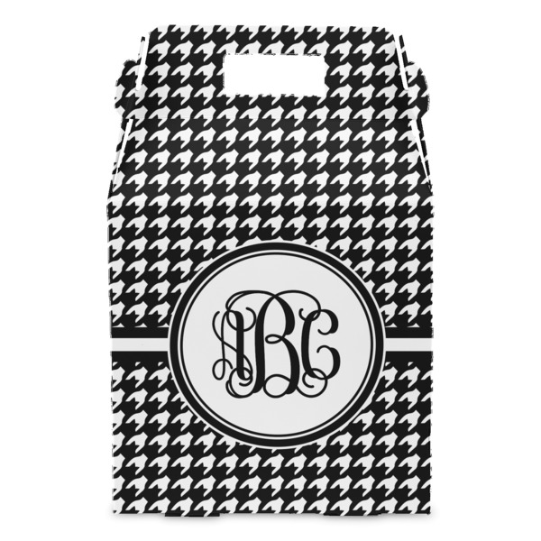 Houndstooth Gable Favor Box - Front