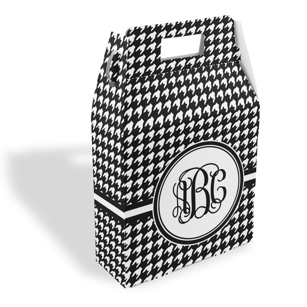 Custom Houndstooth Gable Favor Box (Personalized)