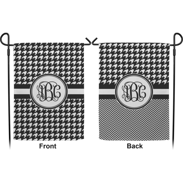 Houndstooth Garden Flag - Double Sided Front and Back