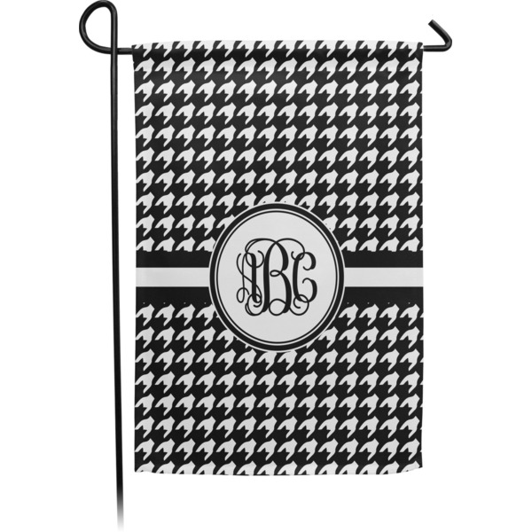 Custom Houndstooth Garden Flag (Personalized)