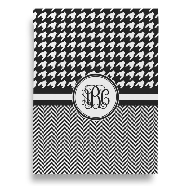 Houndstooth Garden Flags - Large - Double Sided - BACK