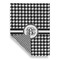 Houndstooth Garden Flags - Large - Double Sided - FRONT FOLDED
