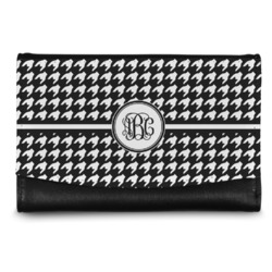 Houndstooth Genuine Leather Women's Wallet - Small (Personalized)