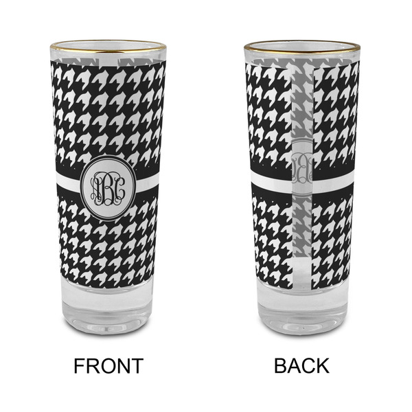 Houndstooth Glass Shot Glass - 2 oz - Single - APPROVAL