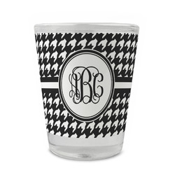 Houndstooth Glass Shot Glass - 1.5 oz - Set of 4 (Personalized)