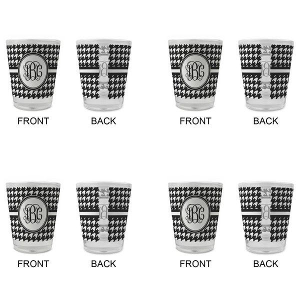 Houndstooth Glass Shot Glass - Standard - Set of 4 - APPROVAL