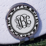 Houndstooth Golf Ball Marker - Hat Clip