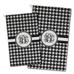 Houndstooth Golf Towel - Poly-Cotton Blend w/ Monograms