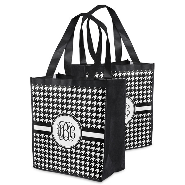 Houndstooth Grocery Bag - MAIN