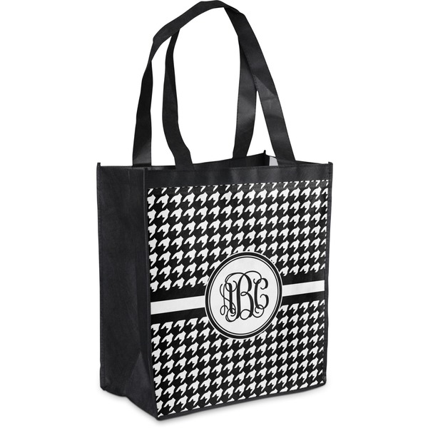 Custom Houndstooth Grocery Bag (Personalized)