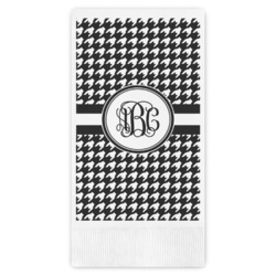 Houndstooth Guest Napkins - Full Color - Embossed Edge (Personalized)