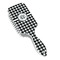 Houndstooth Hair Brush - Angle View