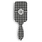 Houndstooth Hair Brush - Front View