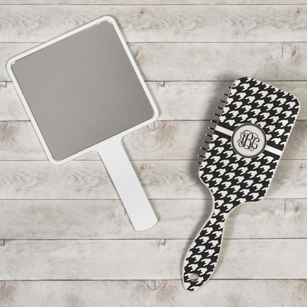 Houndstooth Hair Brush - In Context