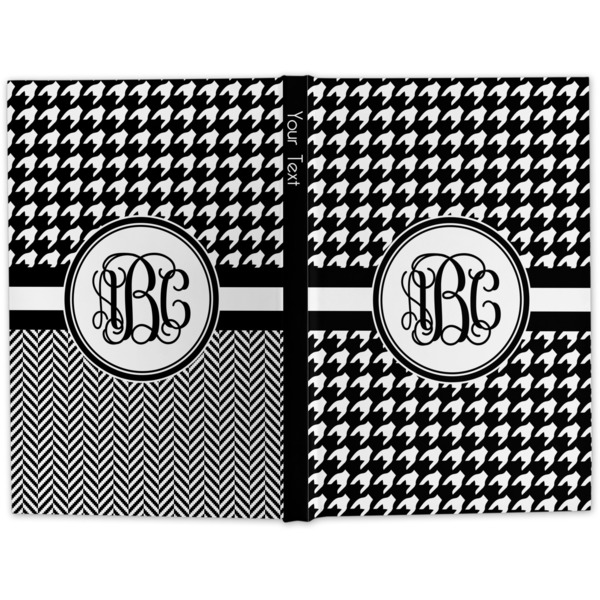 Houndstooth Hard Cover Journal - Apvl