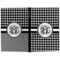 Houndstooth Hard Cover Journal - Apvl
