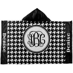 Houndstooth Kids Hooded Towel (Personalized)