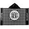 Houndstooth Kids Hooded Towel (Personalized)
