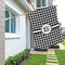 Houndstooth House Flags - Double Sided - LIFESTYLE