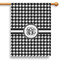 Houndstooth 28" House Flag (Personalized)