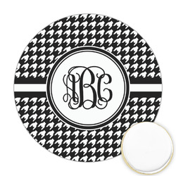 Houndstooth Printed Cookie Topper - Round (Personalized)