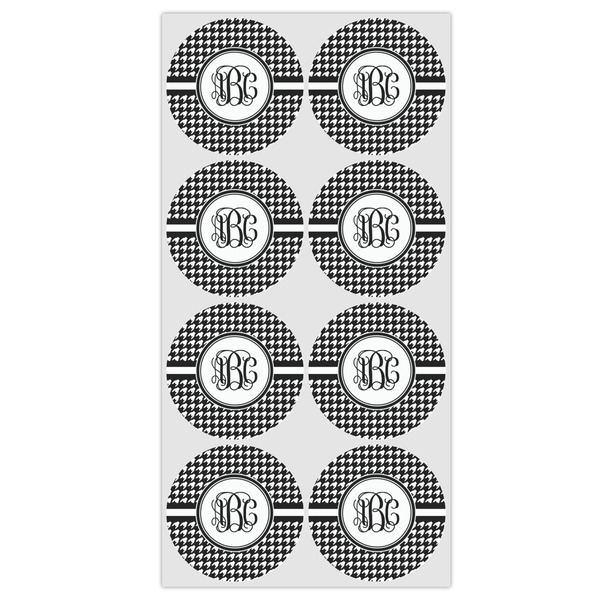 Houndstooth Icing Circle - Medium - Set of 8