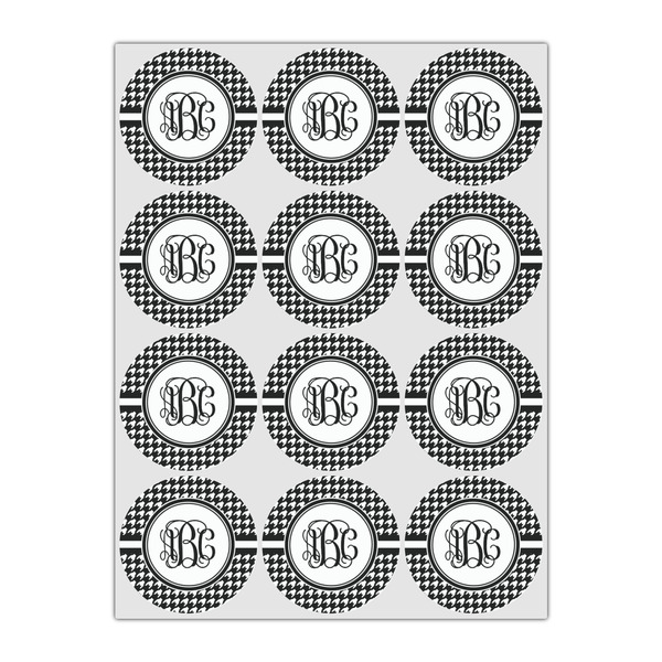 Houndstooth Icing Circle - Small - Set of 12