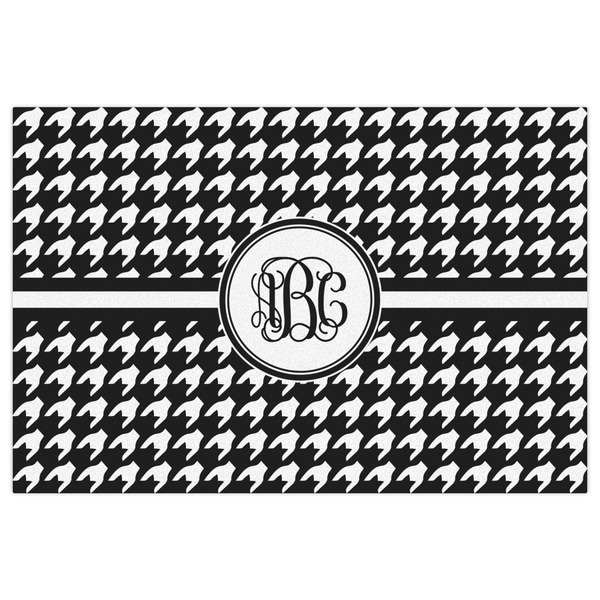 Houndstooth Indoor / Outdoor Rug - 2'x3' - Front Flat