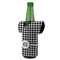Houndstooth Jersey Bottle Cooler - ANGLE (on bottle)