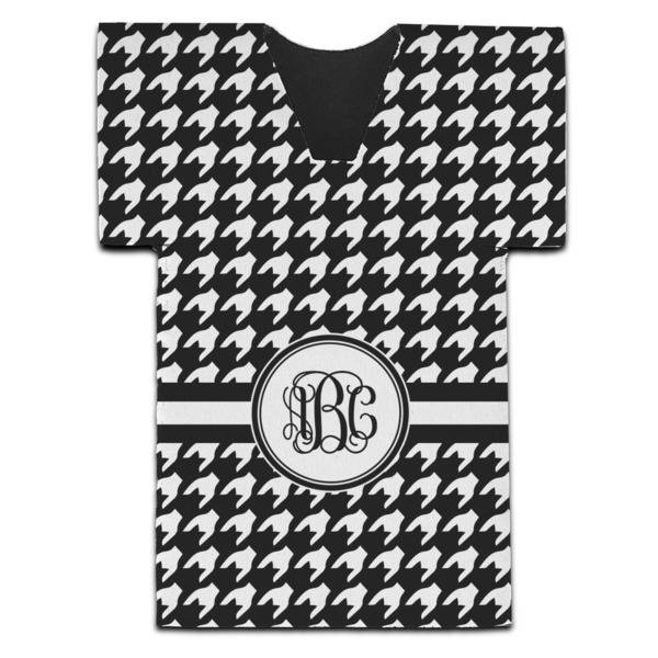 Custom Houndstooth Jersey Bottle Cooler (Personalized)