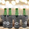 Houndstooth Jersey Bottle Cooler - Set of 4 - LIFESTYLE